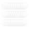 DARENYI 30Pcs 2 inch Clear Acrylic Discs Acrylic Circle Blanks, Round Acrylic Sheets Boards Transparent Plexiglass 0.04inch Thick Plastic Panels f...