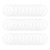 DARENYI 30Pcs 2 inch Clear Acrylic Discs Acrylic Circle Blanks, Round Acrylic Sheets Boards Transparent Plexiglass 0.04inch Thick Plastic Panels f...