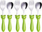 ANNOVA Kids Silverware 6 Pieces Set Children's Flatware - Stainless Steel Cutlery - 3 x Safe Forks, 3 x Dinner Spoons - Safe Toddler Utensils With...