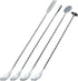 JETKONG 4 Pcs Bar Spoons Cocktail Mixing Spoon 12-Inch Bar Stirring Spoon Stainless Steel Cocktail Stirrer, Long Handle Drink Stirrers Cocktail Sp...