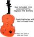 MunnyGrubbers - Original World's Smallest Violin Toy Keychain with Playable Sad Music - Mini Tiny Violin Keychain with Sound - Meme - Novelty - Fu...
