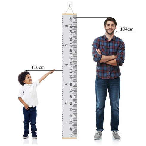Baby Growth Chart, Height Chart Hanging Ruler Wall Decor for Kids, Toddler Growth Chart for Wall, Wall Hanging Growth Chart Baby Height Measuremen...