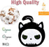 Halloween Black Cat Plush Toy Black Cat Pillow, Black Cat Stuffed Animal Pillows Cute Skeleton Black Cat Plushie Toys Gifts for Kids Adults Birthd...