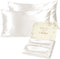 Yanibest Satin Pillowcase, Silk Pillow Cases for Hair and Skin with Zipper, Queen Pillow Cases Set of 2 for 20"x30", Exquisite Packaging for Women...