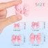 Bow Shoe Charms, 8 Pcs Coquette Bow Shoe Charms Shoe Decoration Charms for Women, Teens, and Kids, Pink...