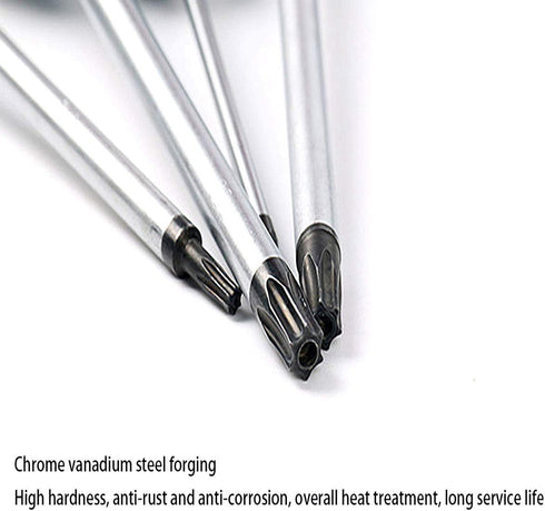 Buspoll Torx screwdriver set T6 T8 T9 T10 star screwdriver suitable for mobile phone/Mac/computer repair...