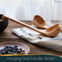 Wooden Ladle for Soup - 10.8x2.8" Wood Ladle with Deep Scoop, Hanging Hook, and Lacquer Coating for a Comfortable Grip, Easy to Clean and Store - ...