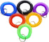 Pack of 6 Colorful Spring Spiral Wrist Coil Key Chain, Wristband Key Ring...