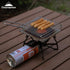 CAMPINGMOON Camping Toaster for Gas Stove Top Fire Grill Grid 304 Stainless Steel Bread Toasters Cooking Grill With Anti Scalding Mesh Fork Medium...