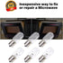 8206232A Microwave Light Bulb, T8 Microwave Exterior Light Bulb 25Watt Appliance Light Bulb Replacement Oven Part for 8206232A 1890433 8206232 AP4...