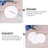 10pcs Round Painting Canvas Panel Boards Canvas Drawing Board Stretched Artist Canvas Canvas Painting Board for Drawing Painting DIY Student Artis...