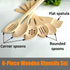 Healthy Wooden Spoons For Cooking Set of 6. Safe and Reliable Cooking Utensils for Kitchen – 100% Natural Nonstick Wood Spatula Spoon For Scraping...
