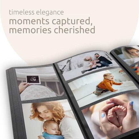 kieragrace KG Jocelyn Photo Album – Black, Holds 400 4" x 6" Photos...