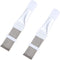 2pcs Stainless Steel Air Conditioner Fin Comb Condenser and Radiator Fin Straightener Cleaner Repair Tool Metal Air Conditioning Brush Accessory...