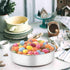 TeamFar 8 Inch Cake Pan, 3 Pcs Round Cake Pan Tier Cake Pan Set Stainless Steel, Healthy & Heavy Duty, Mirror Finish & Easy Clean, Dishwasher Safe...