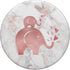 Cute Mama Baby Elephants Blowing Hearts Rose Pink Watercolor PopSockets PopGrip: Swappable Grip for Phones & Tablets PopSockets Adhesive PopGrip...