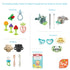 RaZbaby RaZbuddy JollyPop Pacifier Holder w/Removable Baby Pacifier - 0m+ - BPA Free (TREX)...