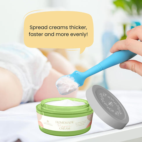 Baby Diaper Cream Spatula Applicator Soft Silicone Baby Butt Paste Spatula (Color 5)...