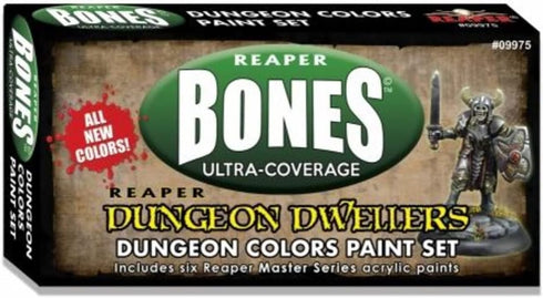 REAPER Mini Dungeon Dwellers Colors Set (6) 09975 Master Series Acrylic Paint...