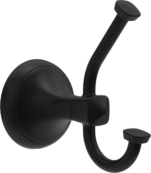 Delta ESA35-MB Esato Double Towel Hook Bath Hardware Accessory in Matte Black...