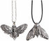 Wixine 2Pcs Skull Head Moth Necklace Animal Pendant Lady Necklace...