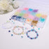 Enjoymade Transparent Color Glass Beads Bracelet Making Kit, Lovely Cute Bracelet Necklace Jewelry Making Kit, DIY Bulk Acrylic Gradient Bubble Be...