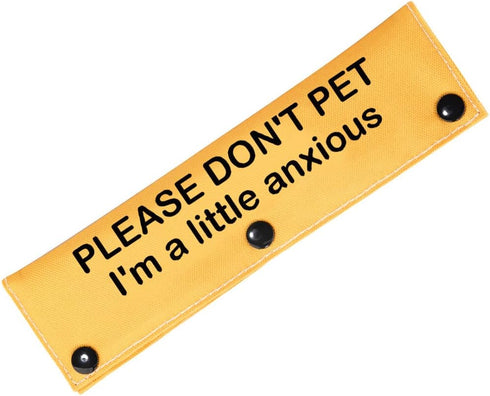 Please Don’t Pet I'm a Little Anxious Dog Leash Wrap Anxious Dogs Leash Sleeve (Little Anxious sleeve)...