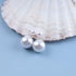Boho Pearl Ear Jacket Earrings Round Pearl Stud Earrings Vintage Pearl Front Back Earrings White Pearl Stud Earrings Jewelry for Women and Girls...
