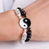 Yin Yang Necklace Bracelet for Women Men Matching Black White Disc Tai Chi Necklace for Couples Teen Friendship BFF Bracelets Necklaces Jewelry Se...