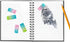 10 Pcs Colored Cube Pencil Erasers, Fruit Scented, Age-Resistant, Soft Flexible Rubber Jelly Erasers Cute Gradient Erasers for School Art Drawing,...
