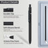Gel Pens,6 Pcs 0.5mm Fine Point Black Ink Pens With Smooth Writing,Quick Dry Pens For Journaling,Nurse Aesthetic Pens,Office School Supplies for M...