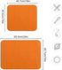 Orange Halloween Day Dish Drying Mat for Kitchen Counter Absorbent Microfiber Dry Dishes Mats Drainer Counter Mat 16 x 18 In Drying Dish Pad for C...
