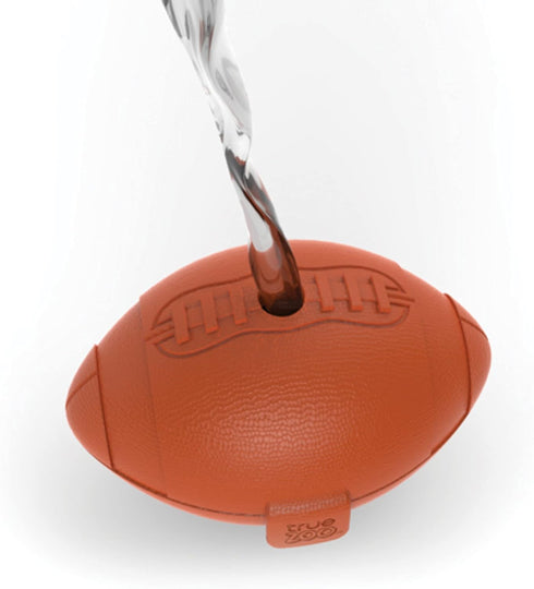 Football Ice Mold Dishwasher Safe Novelty Silicone 2 Inch Ice Sphere Maker for Sports Fans, Set of 1...