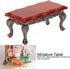 1:12 Miniature Doll Furniture,Miniature Simulated Coffee Table with Relief Mini Model Toy Dollhouse Accessories for Doll House Toy Home Decoration...