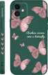 for iphone 11 Phone Case, for iphone 11 Case Side Creative Butterfly Pattern Slim Soft Shockproof Cover Protective, for iphone 11 Case for Women-B...