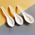 Eco Friendly Disposable Soup Spoons, Sugarcane Fiber Spoon, Healthy and Sturdy, 5.5" Asian Soup Spoons, for Take-out Ramen Pho Noodles(50PCS)...
