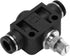 Air Flow Control Valve - 1/4" Tube OD x 1/4" Tube OD Straight Union Pneumatic Push to Connect Speed Regulator Valve (Pack of 1)...