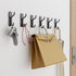 4 PCS Coat Hook Adhesive Towel Hook Heavy Duty Wall Mounted Black...