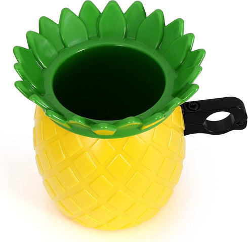 Accmor Bike Cup Holder, Bike Water Bottle Holders, Pineapple Universal Bar Drinks Cup Holder with Metal Clamp for Bicycle, Motorcycle, Wheelchair,...