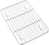 P&P CHEF Baking Rack Pack of 2, Stainless Cooling Rack for Cooking Baking Roasting Grilling Drying, Rectangle 8.6'' x 6.2'' x0.6'', Fits Small Toa...