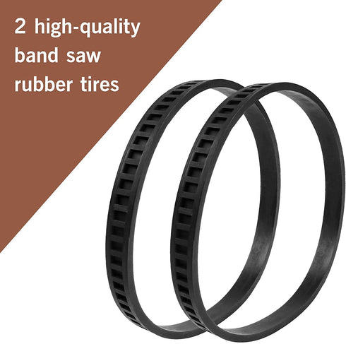 Replacement Portabands 45-69-0010 Blade Pulley Wheel Tire for Mil'waukee Band Saws Deep Cut AO2807 6238N 6230 6232-6 6225 6238-20 2729-20 (2 Pack)...