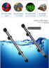 MQ 8 in Submersible LED Aquarium Light, 1.2W Color Changing Fish Tank Light with Remote Control, IP68 Crystal Glass 9 LEDs Lights Bar, for Fish Ta...