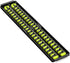 Ernst Manufacturing 19-Inch Socket Boss, Premium 2-Rail, 1/4-Inch-Drive Twist-Lock Socket Organizer, High-Visibility - Made in USA...