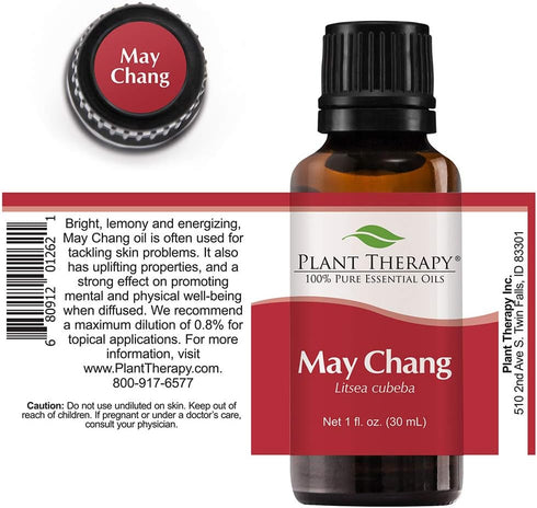Plant Therapy May Chang (Litsea Cubeba) Essential Oil 30 mL (1 oz) 100% Pure, Undiluted, Therapeutic Grade...