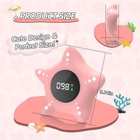 Baby Bath Thermometer Safety, Digital Bathing Water Temperature Thermometer for Infants pregnancy...