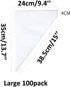 Piping Pastry Bag Pack of 100 Plastic Disposable Cream Pastry Bag Cake Icing Sugarcraft Cupcake Piping Decorating Tool For Baking Supplies (Large ...