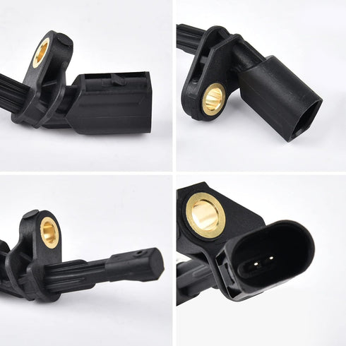 SPEEDWOW 2pcs ABS Wheel Speed Sensor Rear Left Right for Audi TT, VW Amarok Beetle Bora CC Golf GTI Jetta Passat Rabbit, Seat Leon, Porsche Carrer...