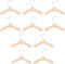 10Pcs Wooden Pet Hangers for Dog Clothes Storage, Compact and Lightweight Clothing Rack for Small Dogs, 5.51 Inch Durable Wood Hangers...