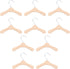 10Pcs Wooden Pet Hangers for Dog Clothes Storage, Compact and Lightweight Clothing Rack for Small Dogs, 5.51 Inch Durable Wood Hangers...