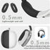 Silicone Airpods Max Case Cover, Apple Airpods Max Accessories, Transparent Sparkle Case Cover Black Set for Apple Airpods Max, Headphones Case, E...